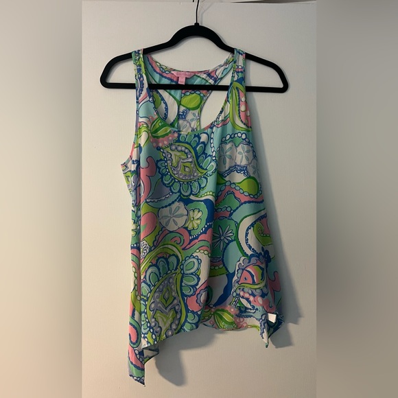 Lilly Pulitzer Silk Tank - Picture 1 of 3